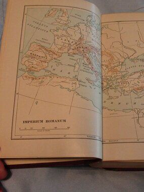 1903 Antique book CICERO SELECT ORATIONS LETTERS Greenough Color Maps Rome Forum